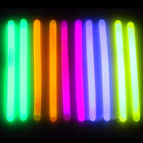 Glow Sticks, Assorted Colors, 200 ct J42075