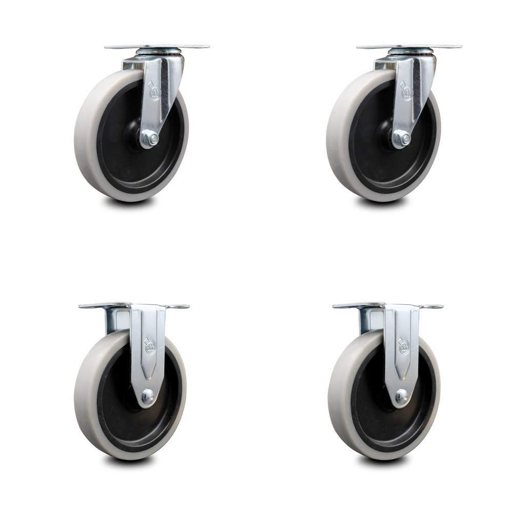 Set of 4 Non-Marking Cart Casters P8771