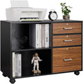 Wood 3 Drawer File Cabinet with Lock W51621