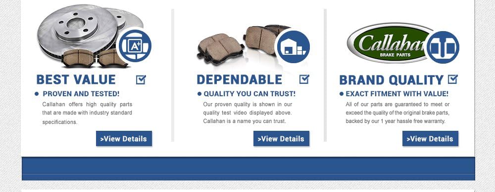 Semi-Loaded Caliper Assembly Pair Set H209