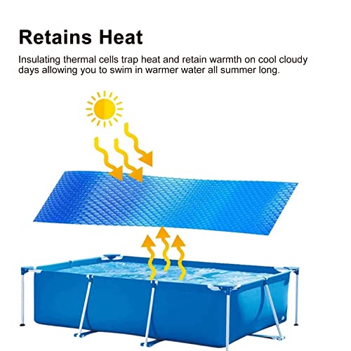 Micro-Bubble Solar Pool Cover 4x5 m H7630