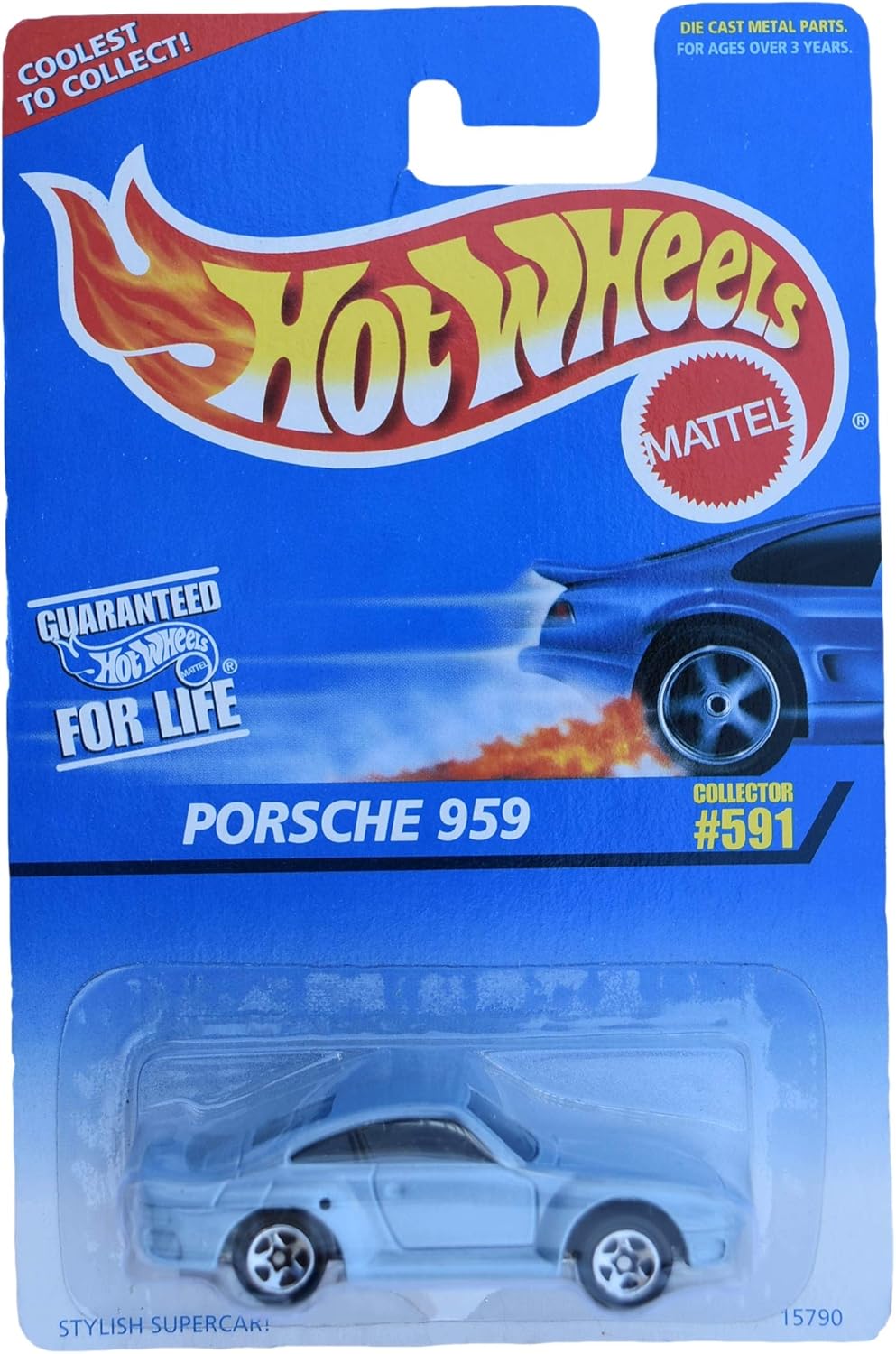 Blue 5 Spoke Wheels Porsche 959 Z557