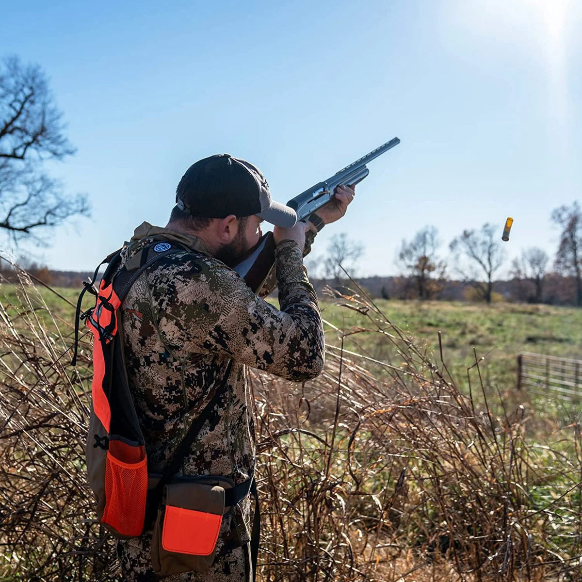 Orange Grey Upland Hunting Vest with Blood-Proof Lining P66548