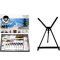 Oil Paint Set with Aluminum Table Easel Y3733
