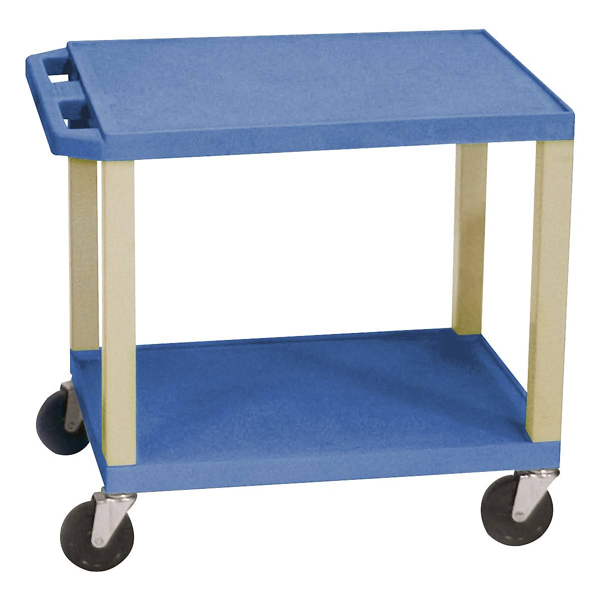 Plastic 2 Shelf Utility Cart V517