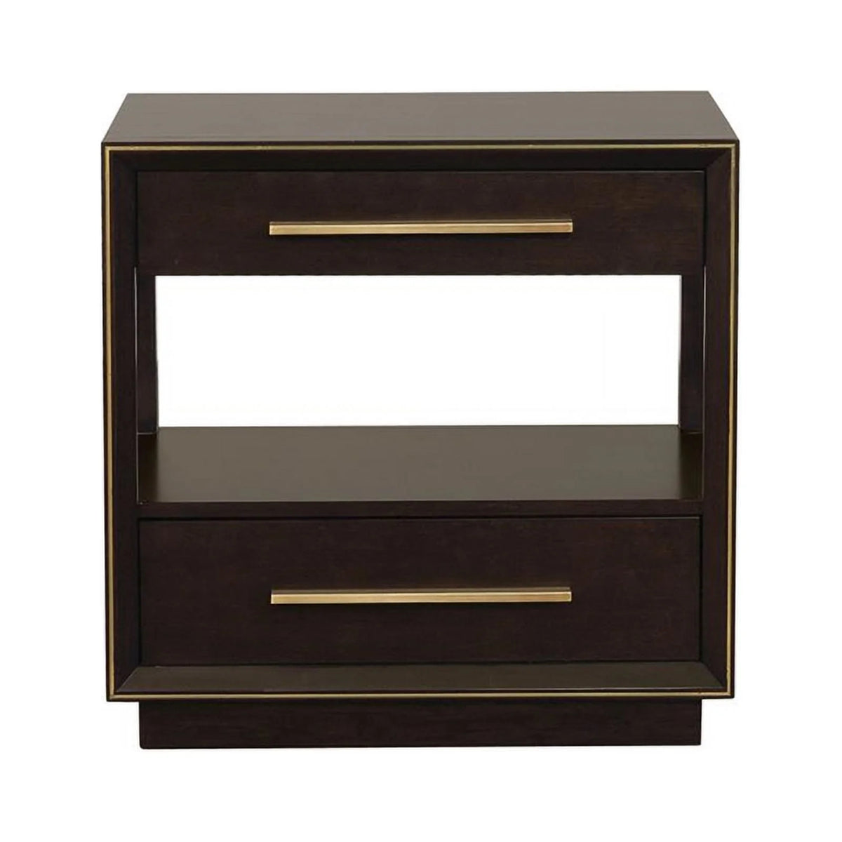 4-piece Wood California King Panel Bedroom Set in Brown and Gray H2676