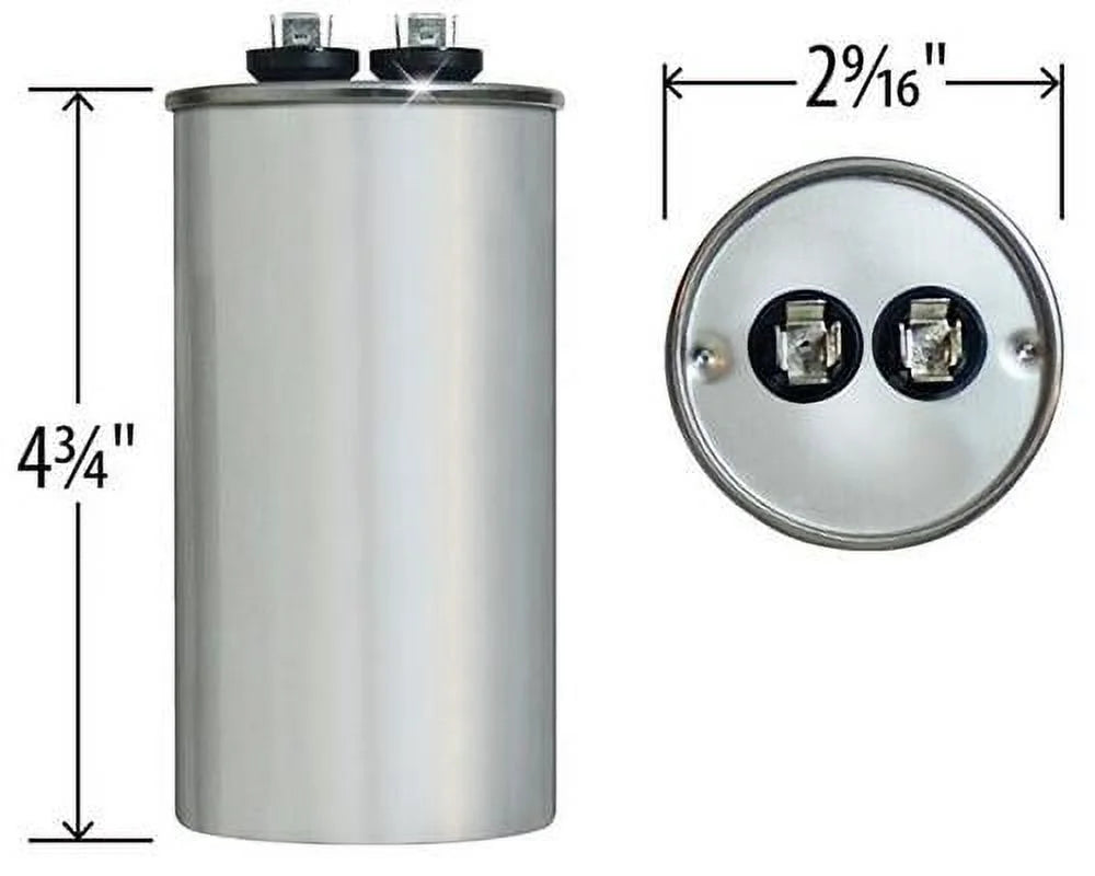70 uF MFD x 440 VAC Round Capacitor Z409767