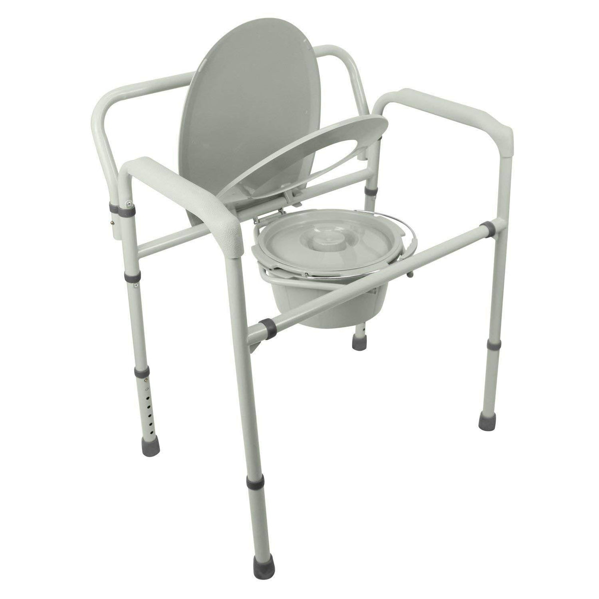 3 in 1 Extra Wide Folding Commode Chair S8618