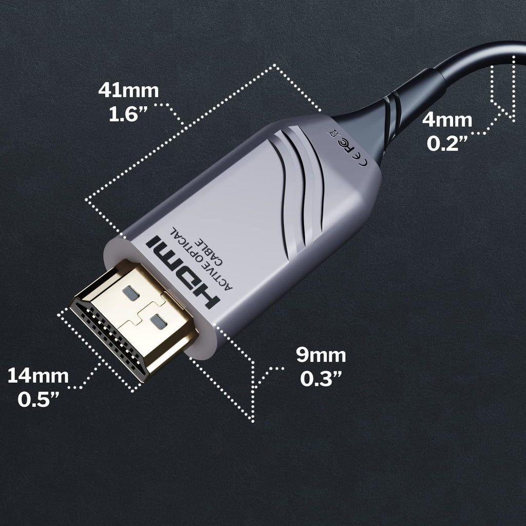 25ft 8K HDMI 2.1 Optical Ultra High Speed HDMI Cable O59162
