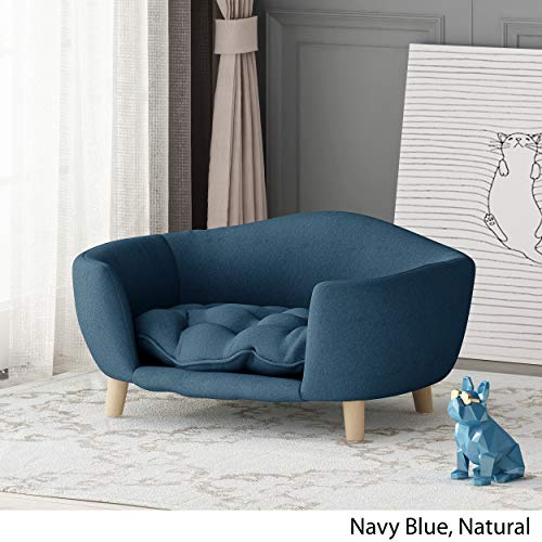 Dark Gray Plush Pet Bed C64105