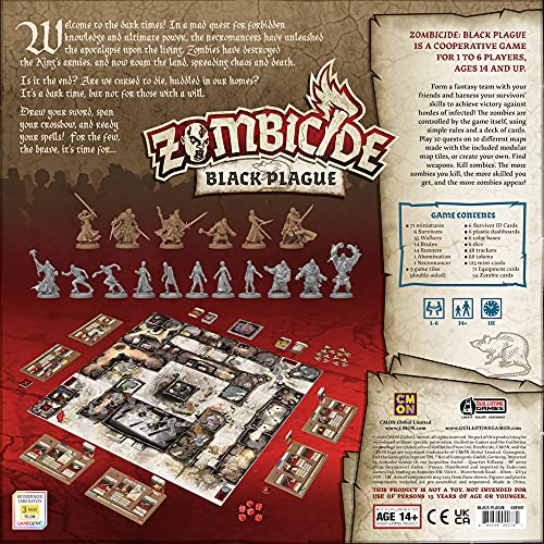Zombicide Black Plague Board Game N605996