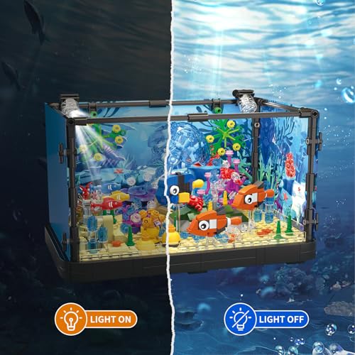 725 Pcs Lighting Aquarium Building Kits A11720
