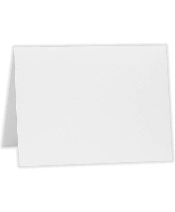 Folded Card 4 5/8 x 6 1/4 Bright White 100% Cotton 1000 Qty K6982