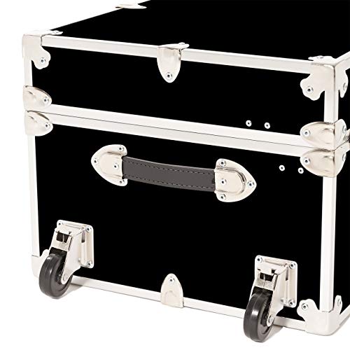 White Camp Trunk with Removable Wheels 30"x17"x13" Y495217