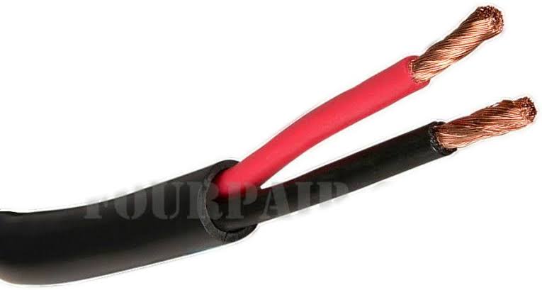 14 AWG In-Wall Outdoor Speaker Wire Cable Black 250ft T442