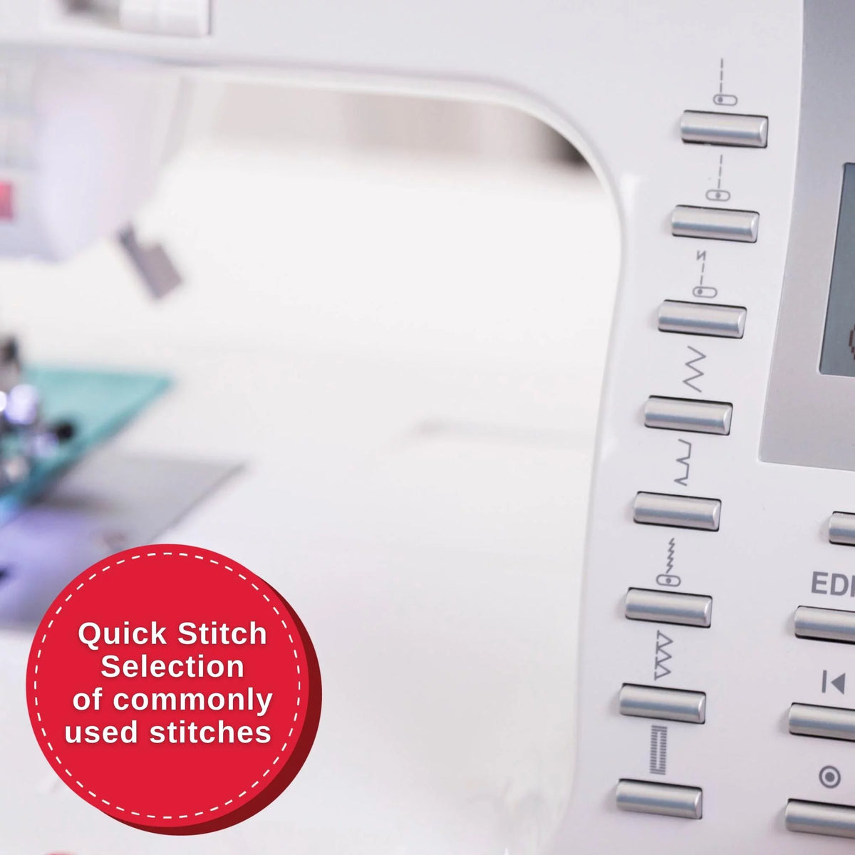 Computerized Sewing Machine With Accessory Kit, Extension Table R9122