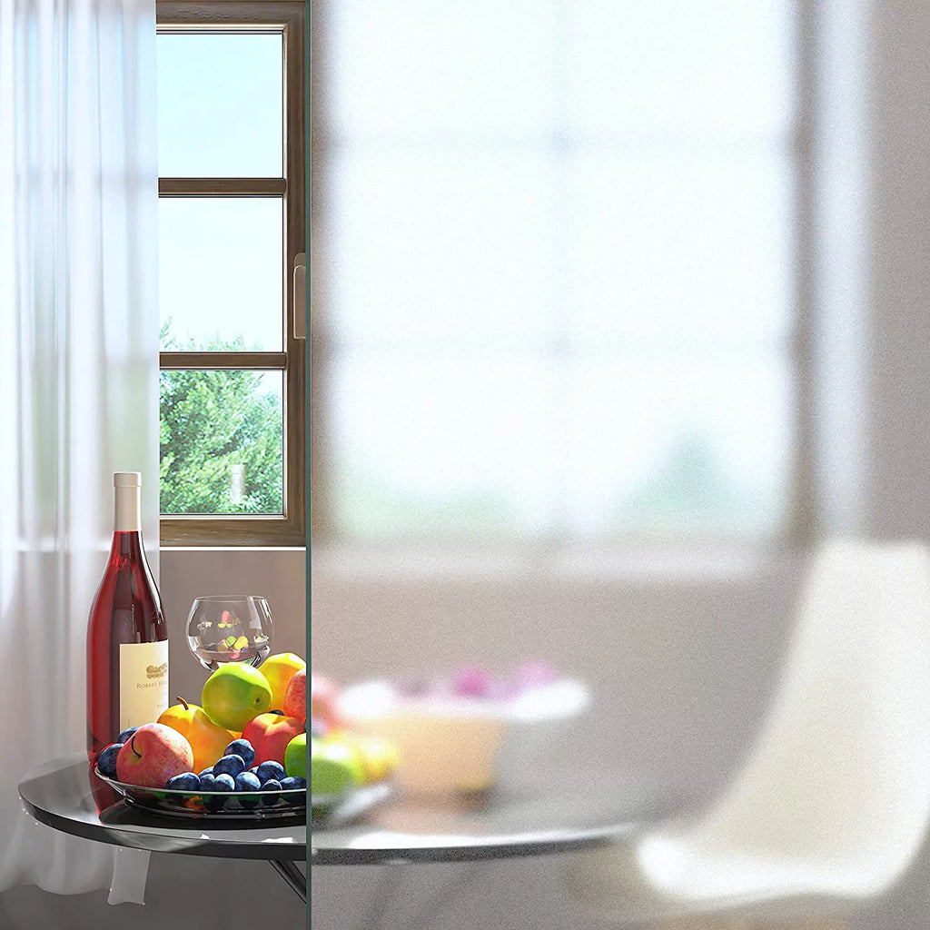 Matte White Frosted Window Privacy Film 15.7''x354'' R474
