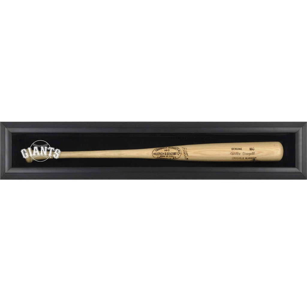 Black Framed Single Bat Display Case W6345