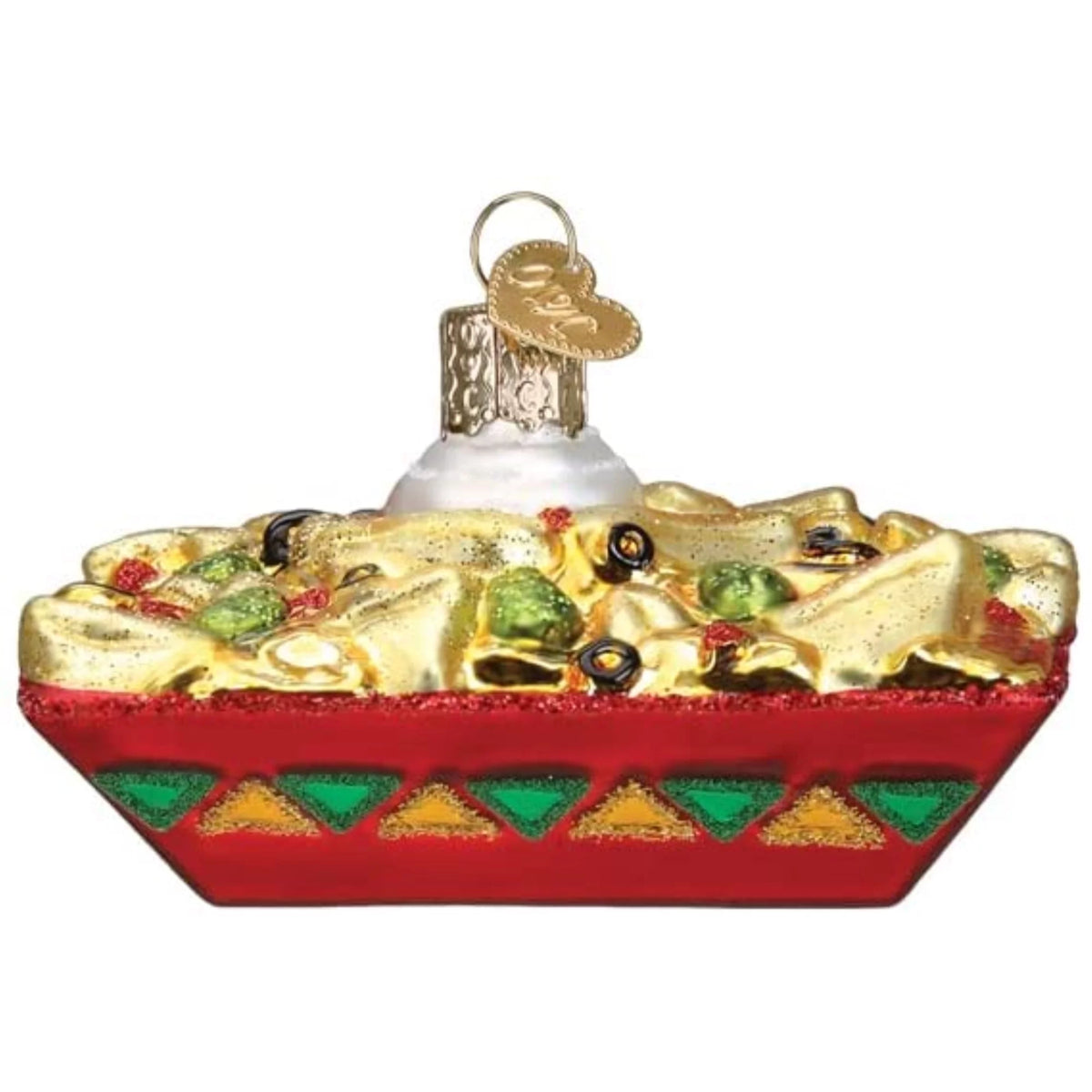 Glass Blown Tree Ornament M34155