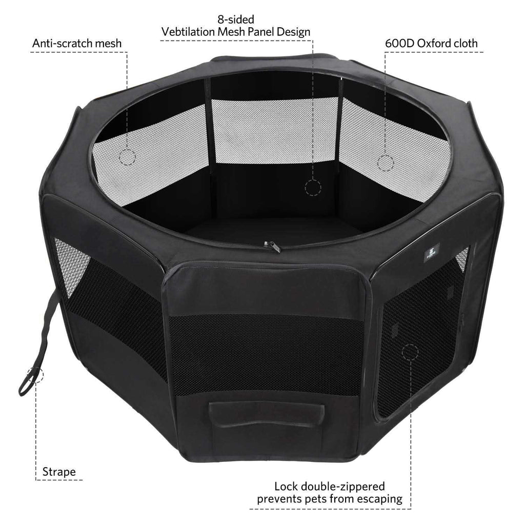 Portable Foldable Pet Playpen 600D Oxford Cloth O714