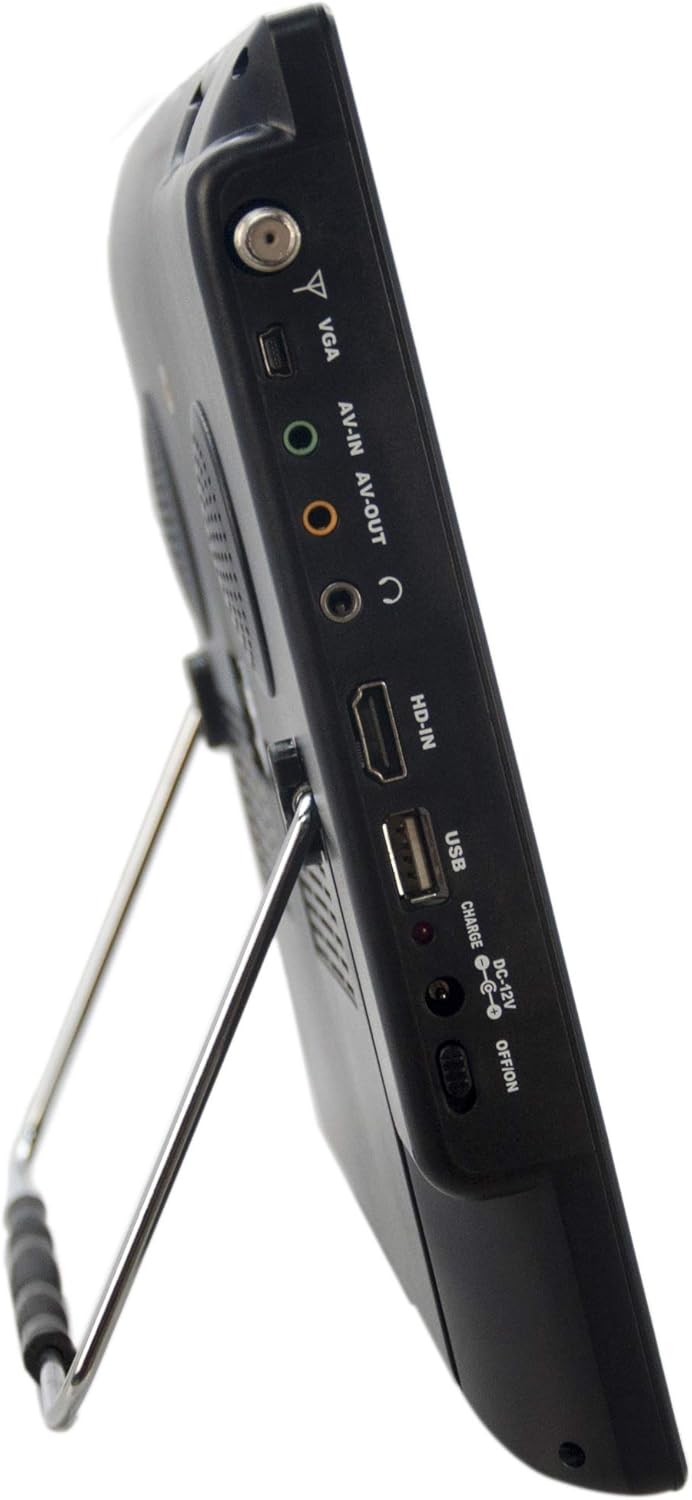 14.1 Portable Widescreen LED TV with HDMI, USB/SD Card Slot, and Remote Control I4657