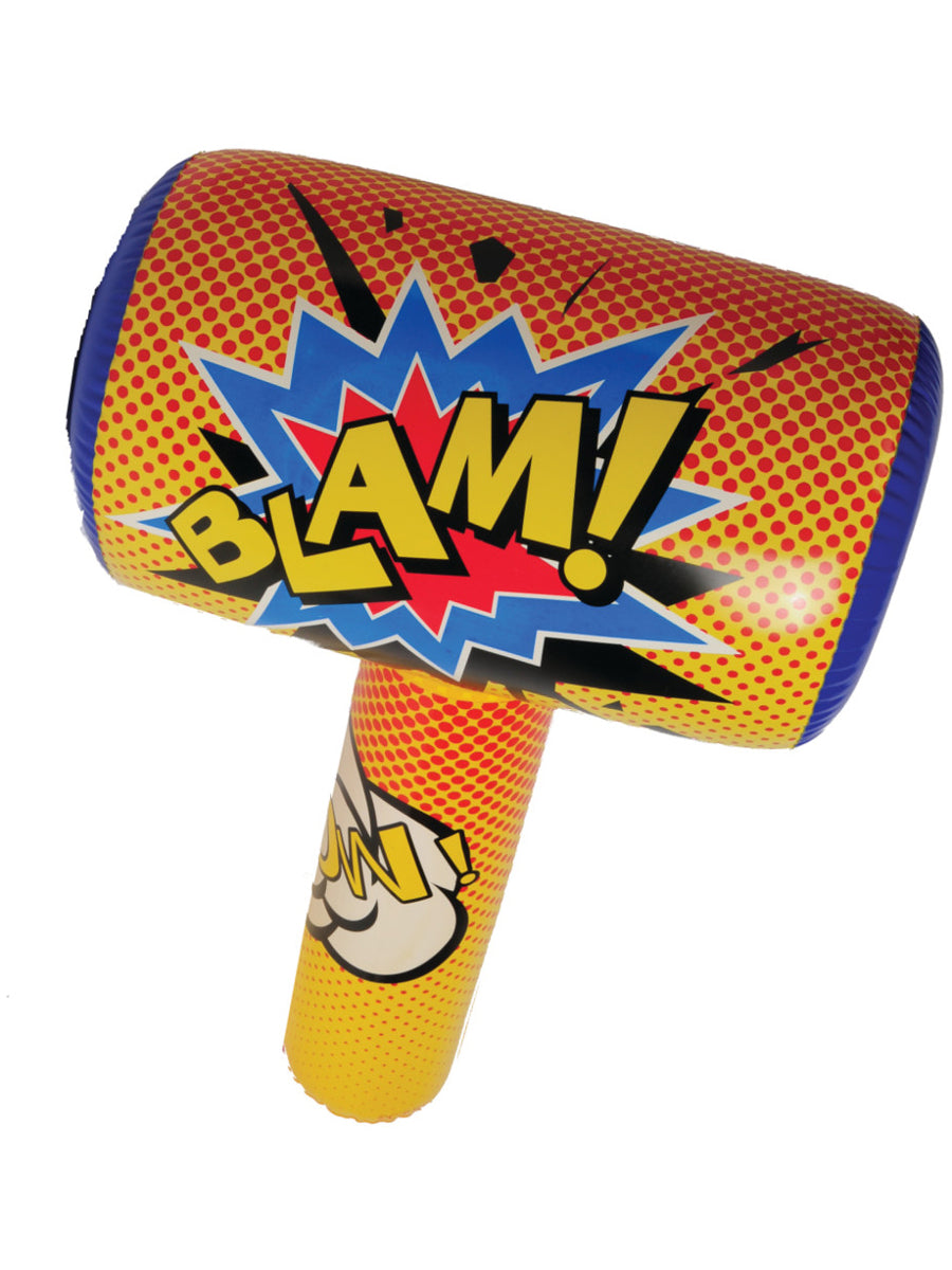 Comic Book Superhero Inflatable Blow Up Toy Hammer Costume Accessory B9115