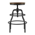 Black Metal Bar Stool I942