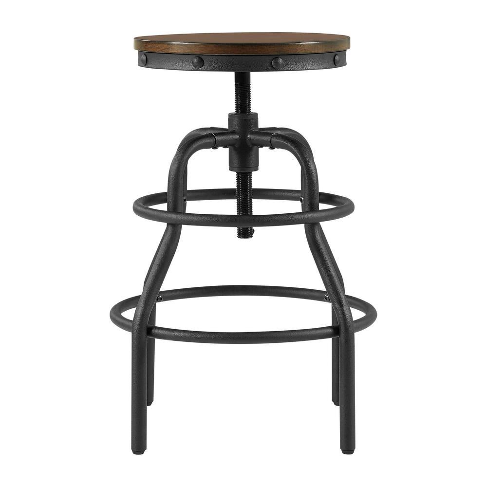 Black Metal Bar Stool I942