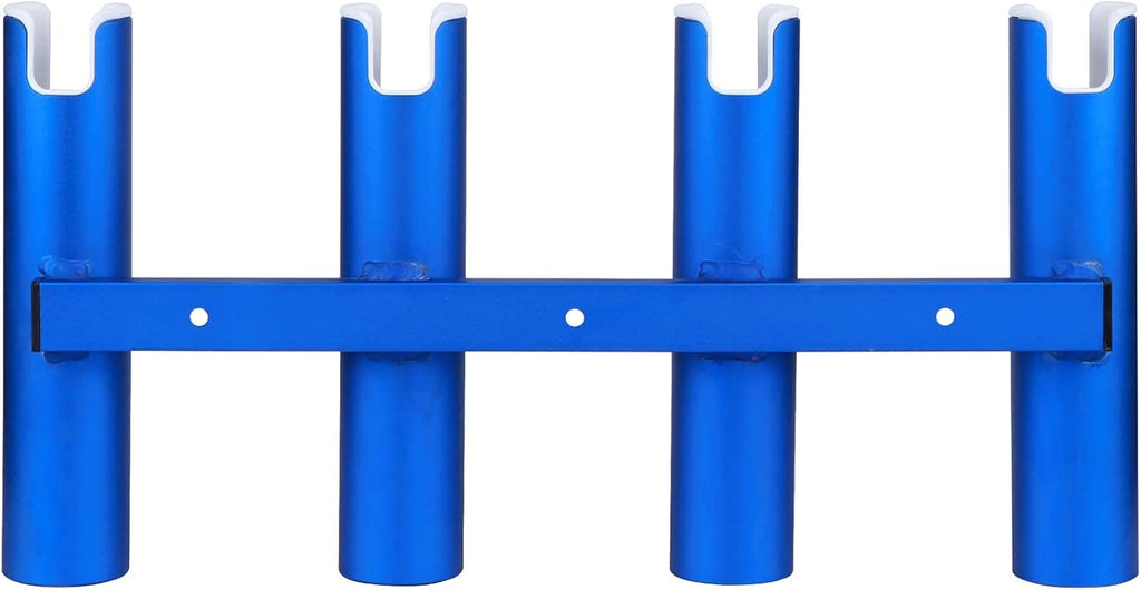 Aluminium Wall Mounted 4 Tubes Fishing Rod Holder, Pack of 2 Y452065