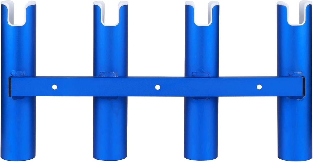 Aluminium Wall Mounted 4 Tubes Fishing Rod Holder, Pack of 2 Y452065