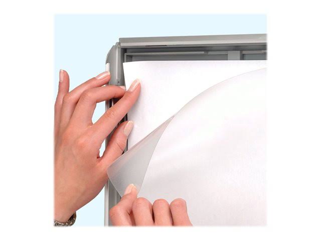 Snap-Frame Sign Holder with Curved Metal Stand F333