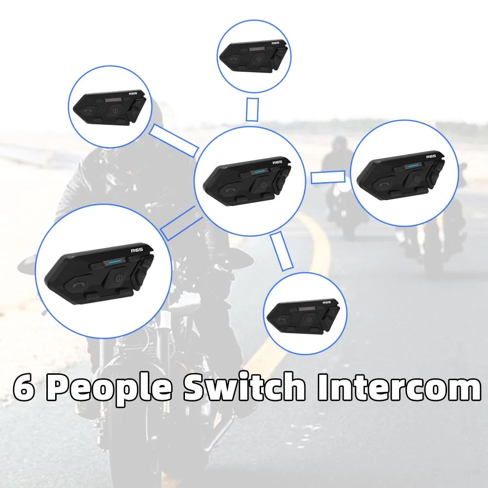 Motorcycle Helmet Intercom BT Wireless Headset O669597