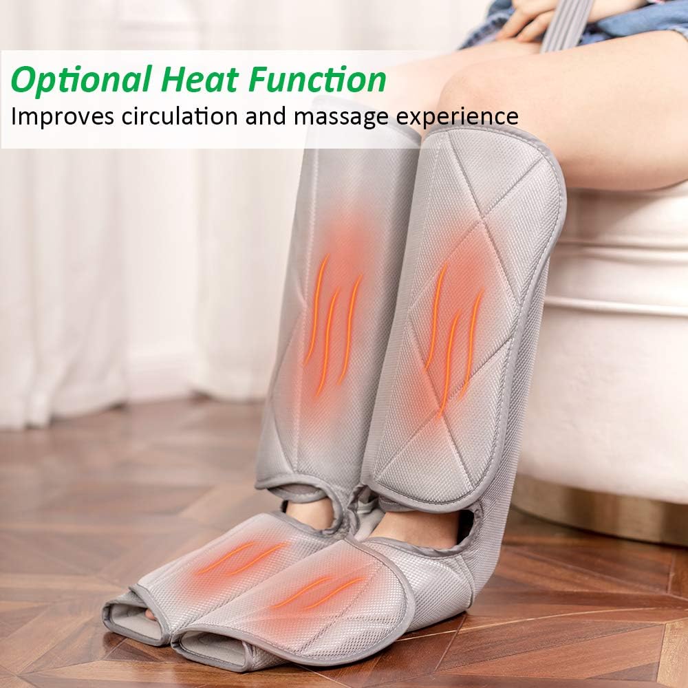 Air Compression Foot and Calf Massage Machine with Heat M4658