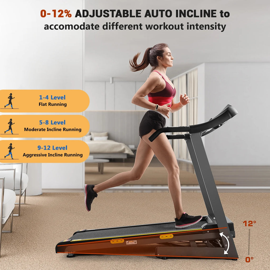 2.5 HP Treadmill with 12% Auto Incline J2239