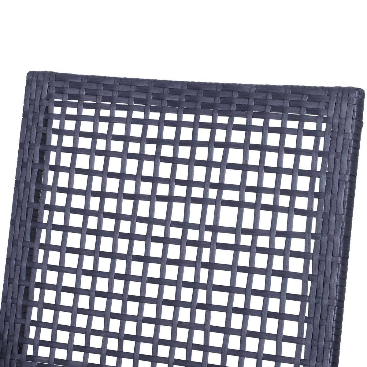 3 Pcs Rattan Wicker Patio Bar Set with Cushion U6159