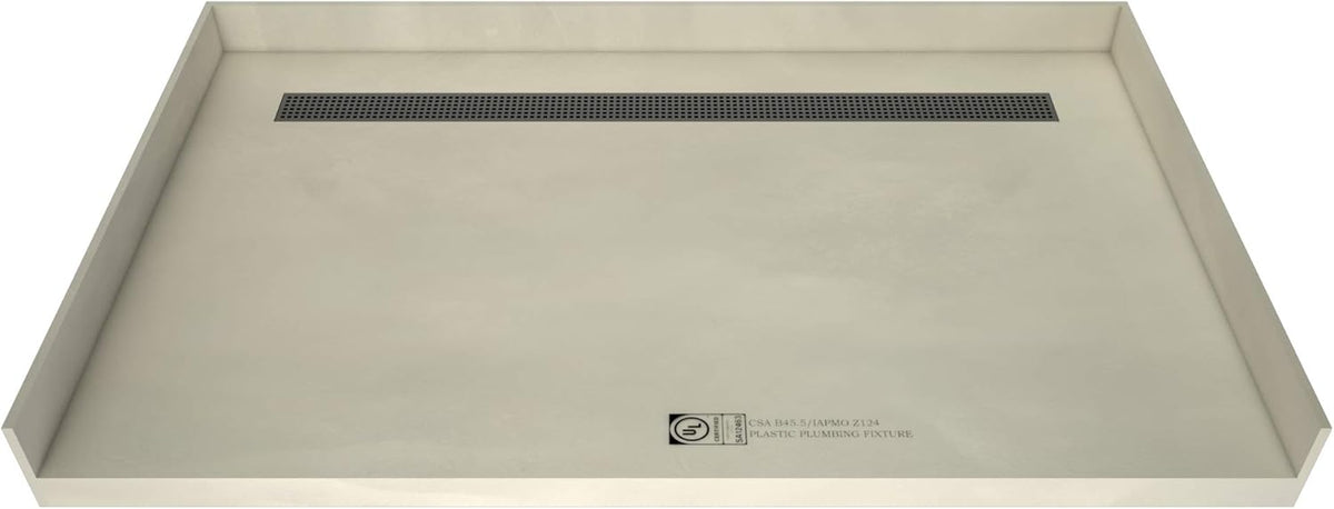 Tile Able Trench Barrier Free Pan, 36" D x 63" W Y507