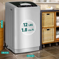 Portable Full-Automatic 1.8 Cu. ft. Top Load Laundry Washer Y847