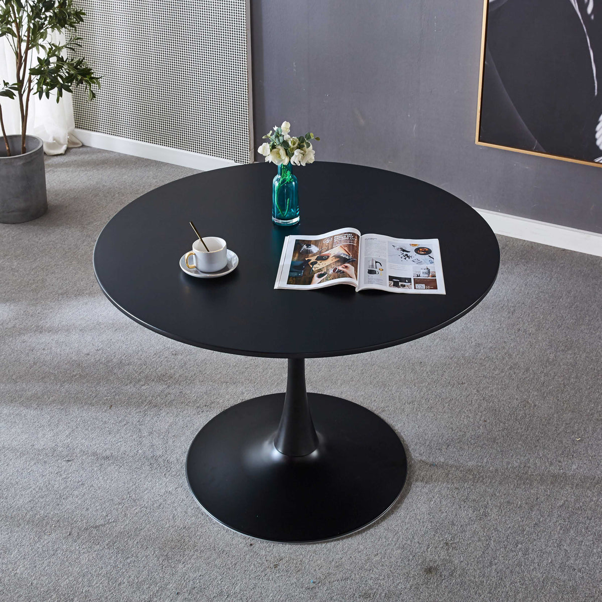 Black Tulip Dining Table Y2147
