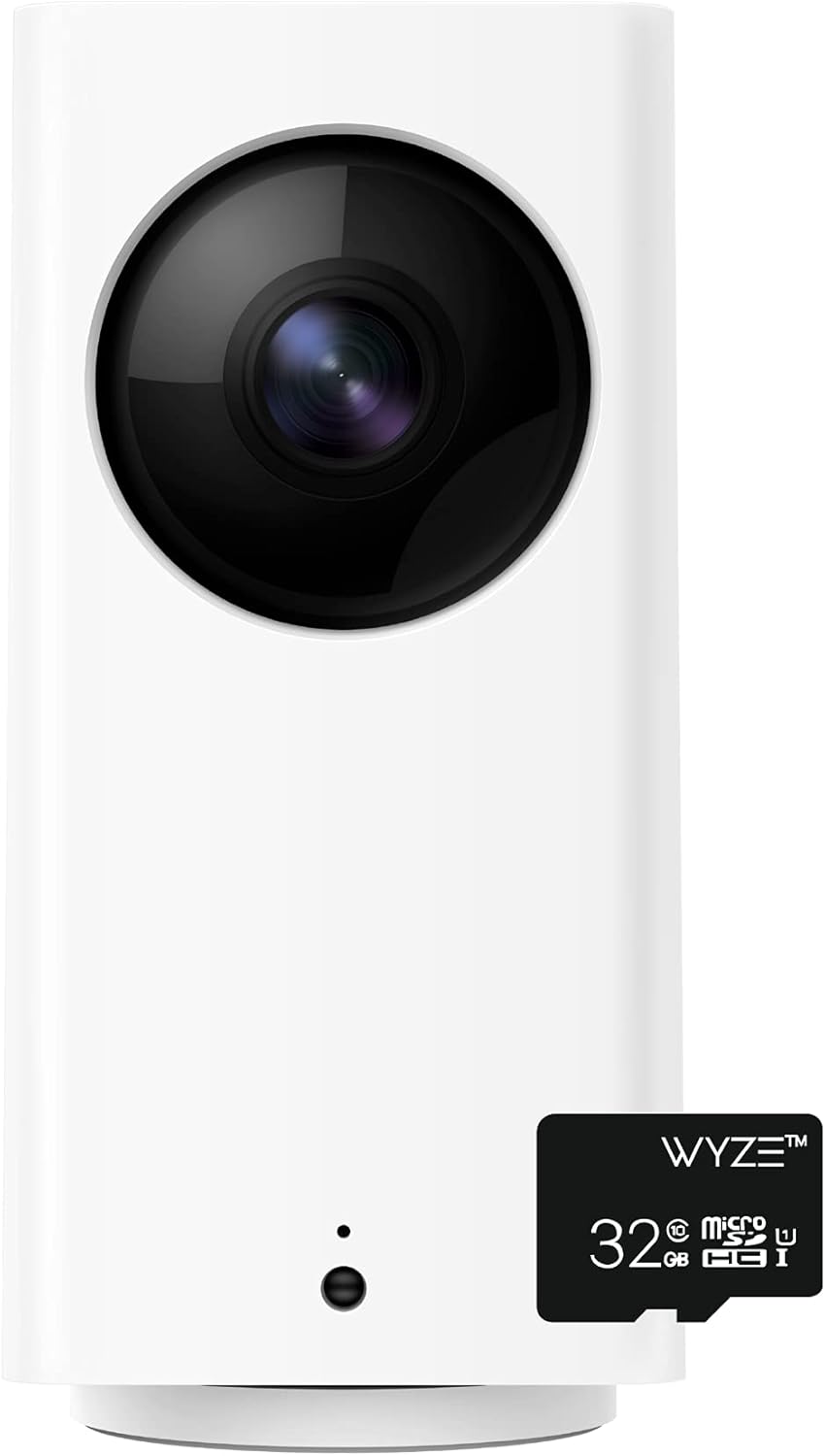1080p Pan/Tilt/Zoom Indoor Camera with 32GB MicroSD Card D3854