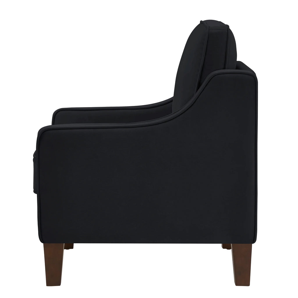 Black Velvet Armchair P803939