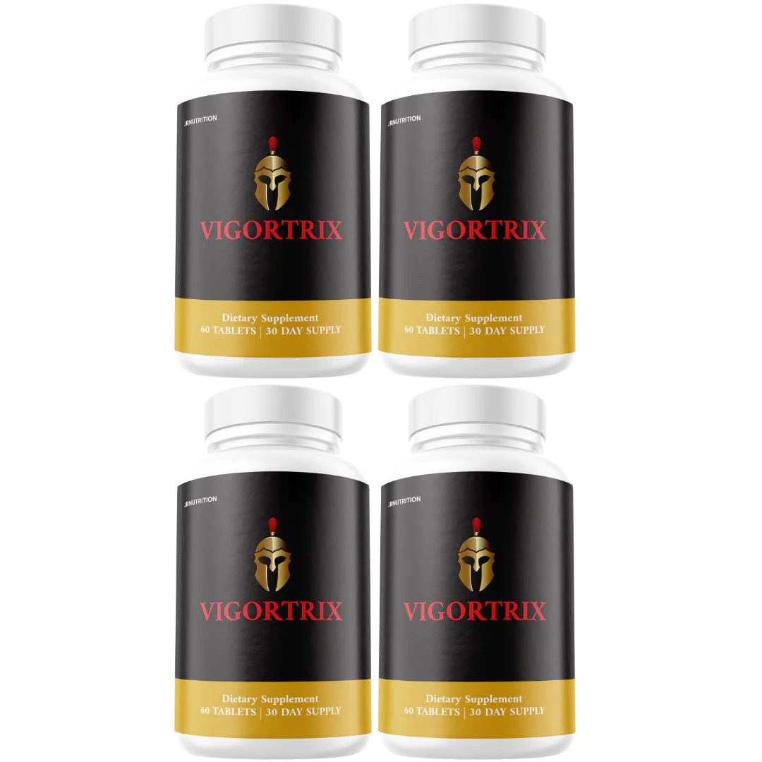Men Vitality Pills Natural Energy & Stamina Support 4 Bottles O7004