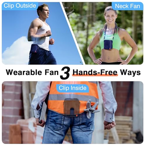 Portable Rechargeable Wearable Waist Fan G863020
