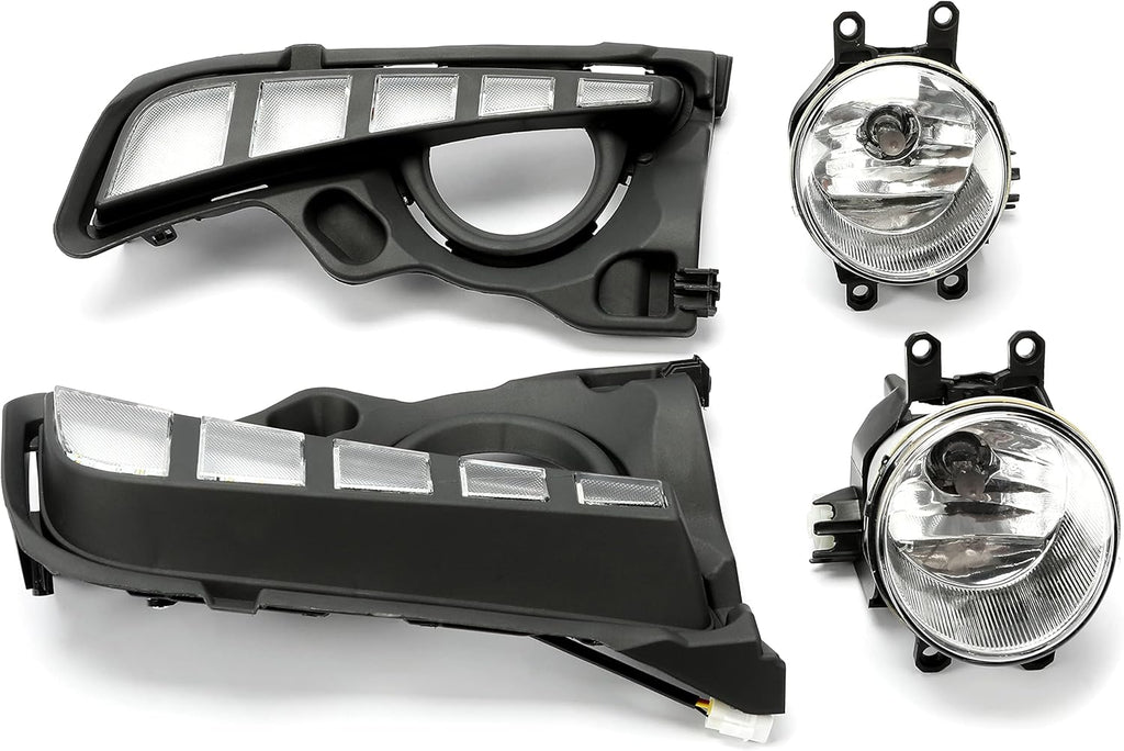 LED Daytime Running Light Fog Lights with Harness Kit U77411