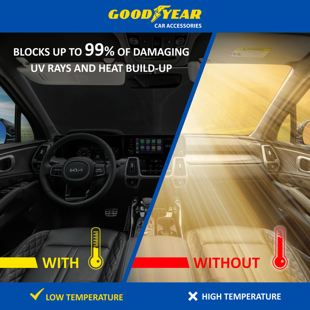Foldable Windshield Sun Shade for Front Window T2351