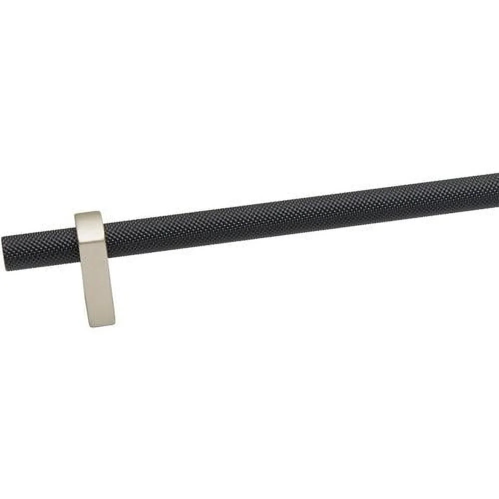 24" Center To Center Knurled Bar Appliance Pull Matte Black M397