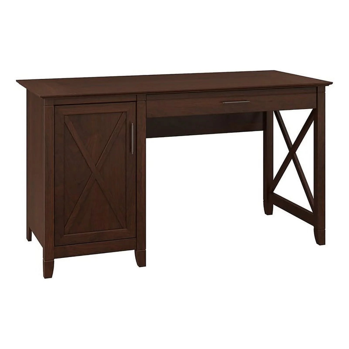 Wood Computer Desk with Storage Cabinet Y65144