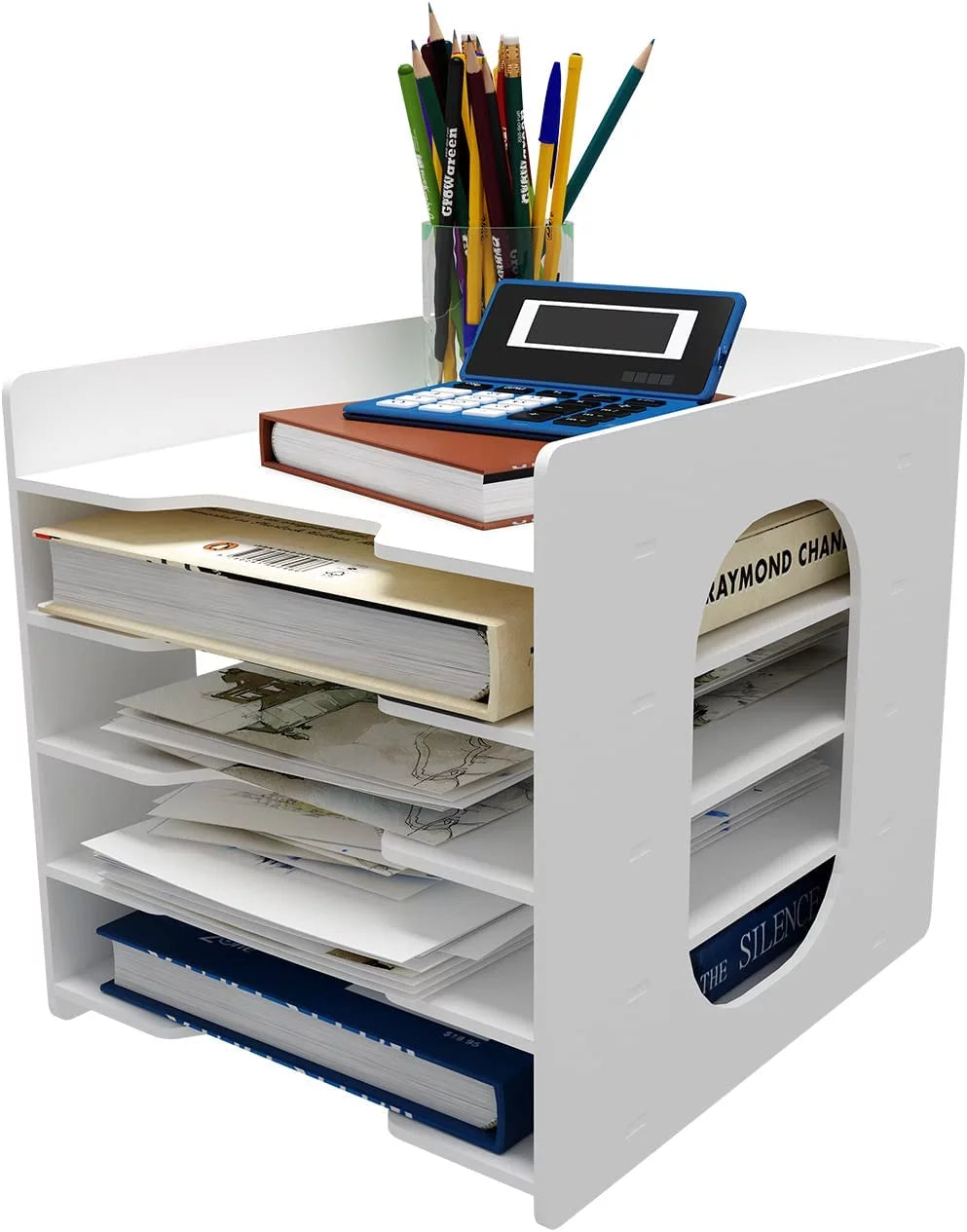 5-Tier Paper Organizer Letter Tray V687338