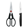 2pc Kitchen Scissors and Pairing Knife Set B124