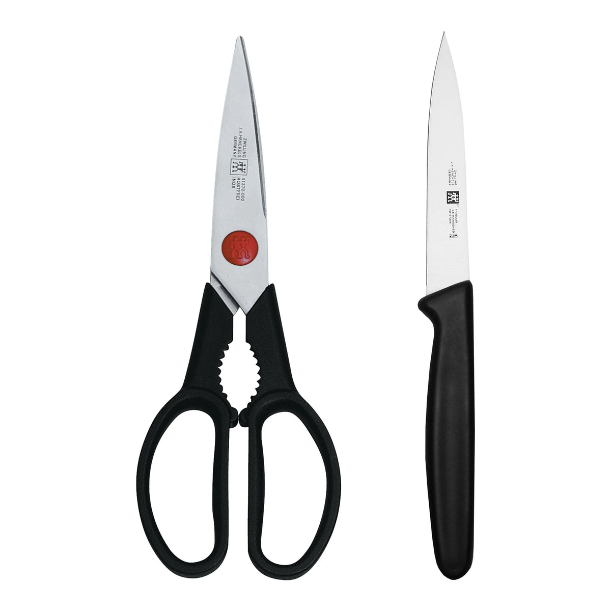 2pc Kitchen Scissors and Pairing Knife Set B124
