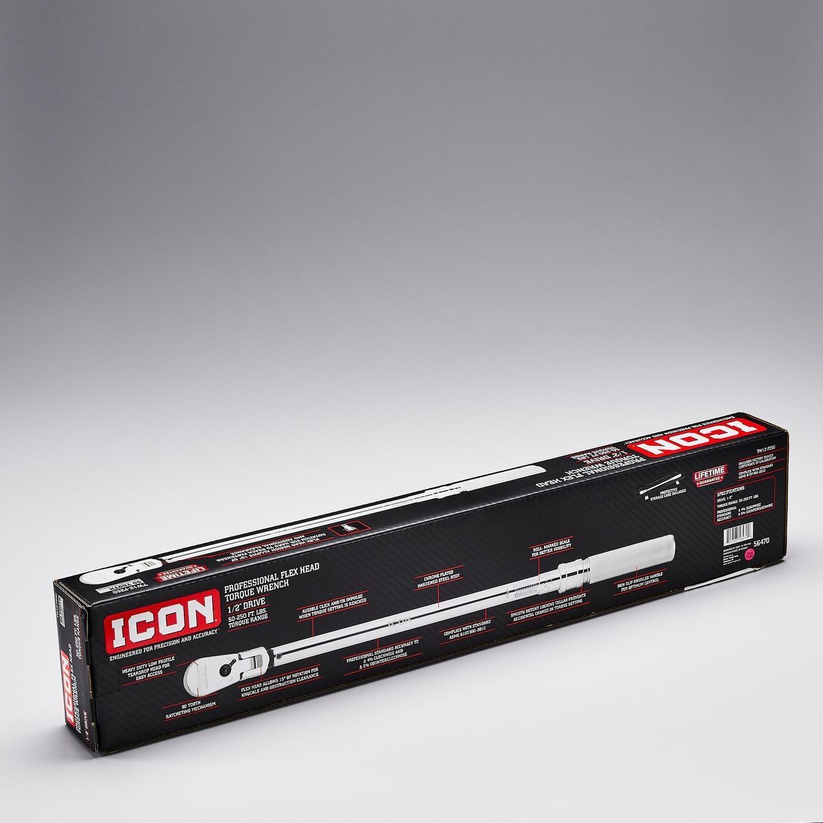 1/2 in. Drive Flex-Head Click Torque Wrench U733